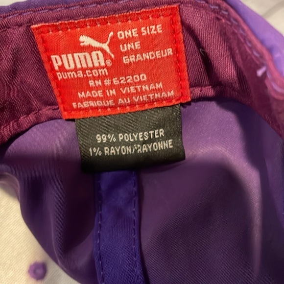 Women's Purple PUMA baseball hat, new with tags - Picture 2 of 4